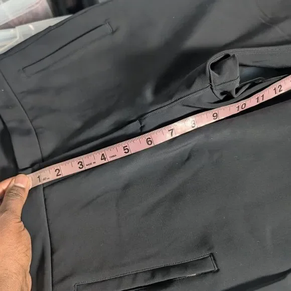 Lululemon pants women's on the move dress pant Black sz 4 travel office active - Picture 8 of 9